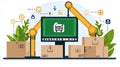 Automated sorting system for e-commerce packages