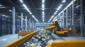 Automated Sorting System in a Modern Warehouse