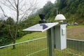 Automated Telemetry Station that uses solar energy from solar panels.