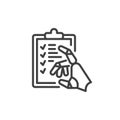 Automated Testing line icon