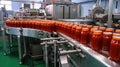Automated Tomato Juice Production Line - Generative AI Royalty Free Stock Photo