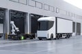 Automated Warehouse Loading System with Autonomous Truck