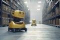 Automated Warehouse Management: AI-Controlled Robotics for Efficient Inventory Handling