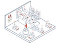 Automated Warehouse and Transport Operations using AGVs and AMRs