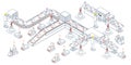 Automated Warehouse and Transport Operations using AGVs (Automated Guided Vehicles) and AMRs