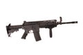 Automatic assault rifle isolated Royalty Free Stock Photo