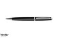 Automatic ball pen in the vector. Royalty Free Stock Photo