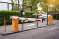 Automatic Barrier Gate, Security system for building and car entrance vehicle barrier