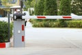 Automatic barrier gate security system Royalty Free Stock Photo