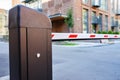 Automatic barrier and security system Royalty Free Stock Photo