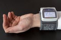 Automatic blood pressure monitor Royalty Free Stock Photo