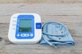 Automatic blood pressure monitor Royalty Free Stock Photo