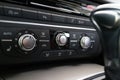 Automatic Car Air Conditioner Royalty Free Stock Photo