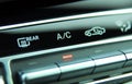 Automatic Car Air Conditioner Royalty Free Stock Photo