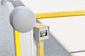 Automatic car barrier gate with Surveillance Camera