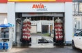 Automatic car wash in France