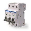 Automatic circuit breaker on white background