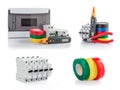 Automatic circuit breakers, insulation tape, tester