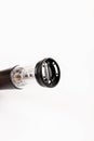 Automatic corkscrew for opening bottle caps. Electric Wine Bottle Opener Royalty Free Stock Photo