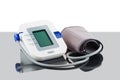 Automatic digital blood pressure monitor Royalty Free Stock Photo