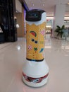 Automatic Disinfection Robot Working at New Town Plaza in Sha Tin New Territories Hong Kong on Nov 7 2022