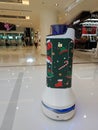 Automatic Disinfection Robot Working at New Town Plaza Shatin New Territories Hong Kong on Nov 14 2022