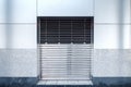 Automatic Factory Shutter Roller Door Indoor, Steel Rolling Gate Door for Security System of Warehouse Storage. Architecture Metal Royalty Free Stock Photo