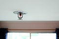 Automatic fire sprinkler inside the condo bedroom, Selectived focus Royalty Free Stock Photo