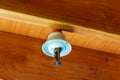 Automatic fire sprinkler system in wood framed building Royalty Free Stock Photo