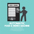 Automatic Food Machine Symbol.