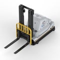 Automatic forklift truck