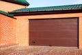 Automatic Garage Gate and Single Red House, XXXL