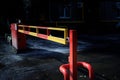 Automatic gate barrier Royalty Free Stock Photo