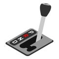 Automatic gearbox icon, isometric style