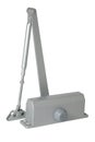 Automatic hydraulic leaver hinge door closer holder.