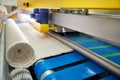 Automatic industrial line for washing and cleaning carpets