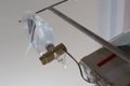 Automatic Infusion IV drip saline solution machine Royalty Free Stock Photo