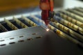 Automatic laser cutting