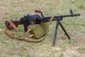 Automatic machine gun of the Soviet Russian army engineer Kalashnikov