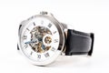 Automatic Men Watch With Visible Mechanism Royalty Free Stock Photo