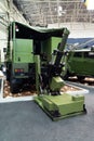 Automatic mortar. Automatic, large-caliber mobile-based mortar at the international exhibition ARMS AND SECURITY - 2021. Kiev.