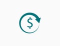 Automatic, payments icon. Vector illustration.