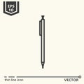 Automatic pencil. One icon - office supplies series Royalty Free Stock Photo