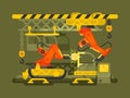 Automatic production using robotics