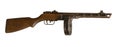 Automatic rifle isolated on white background. automatic rifle from the Second World War Royalty Free Stock Photo