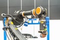 Automatic smart robot arm with suction dust collection system and polishing or buffing machine polishing tool for rust remove or