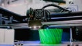 Automatic three dimensional 3D printer machine printing plastic model