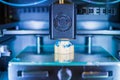 Automatic three dimensional 3D printer machine printing plastic model