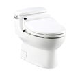 Automatic toilet bowl isolated Royalty Free Stock Photo