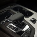 Automatic transmission in business car. Royalty Free Stock Photo